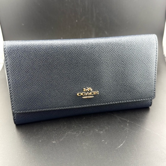 Coach Handbags - Coach Trifold Leather Wallet